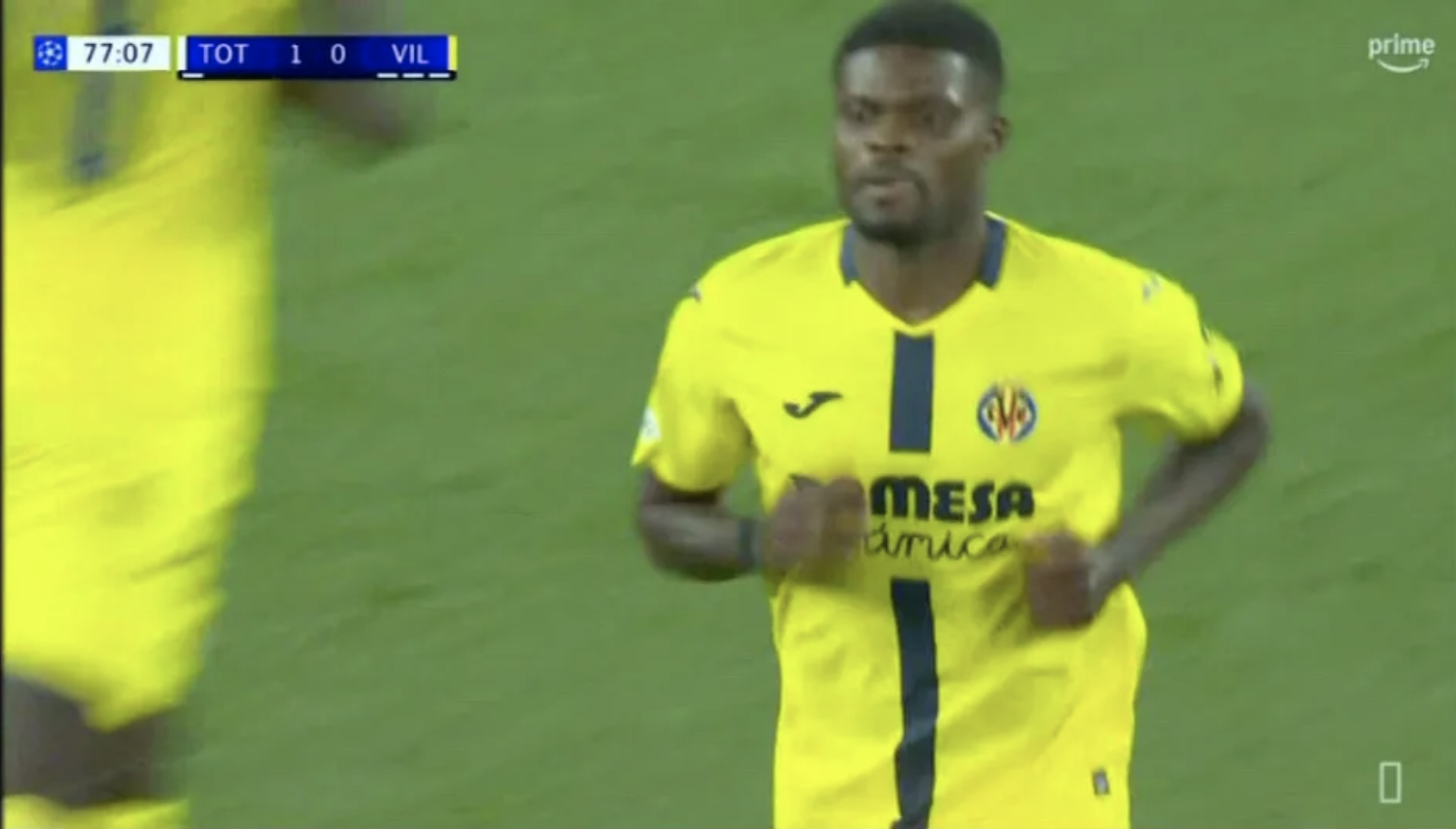 Partey vào sân ở phút thứ 78 Partey vao san o phut thu 78